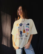 Winter Sports Romance Moodboard Box Tee