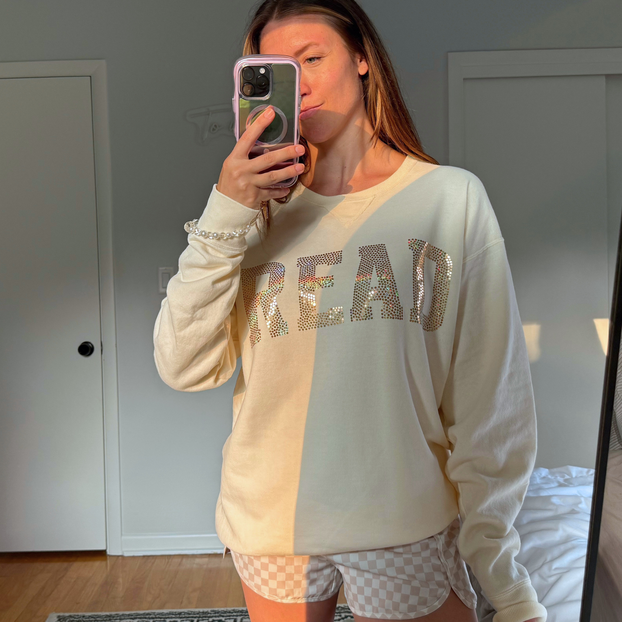Read Crewneck - Vanilla