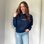 Be Monstrous Embroidered Cropped Hoodie