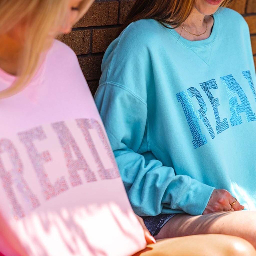 Read Crewneck - Sunset Pink
