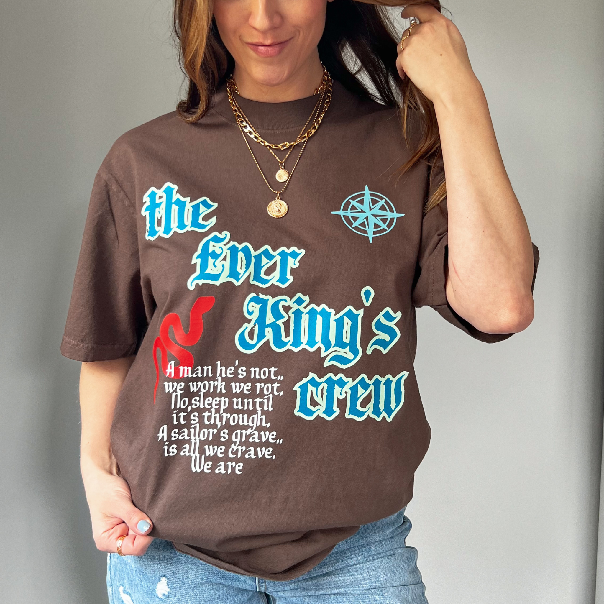 The Ever King's Crew Oversized Box Tee