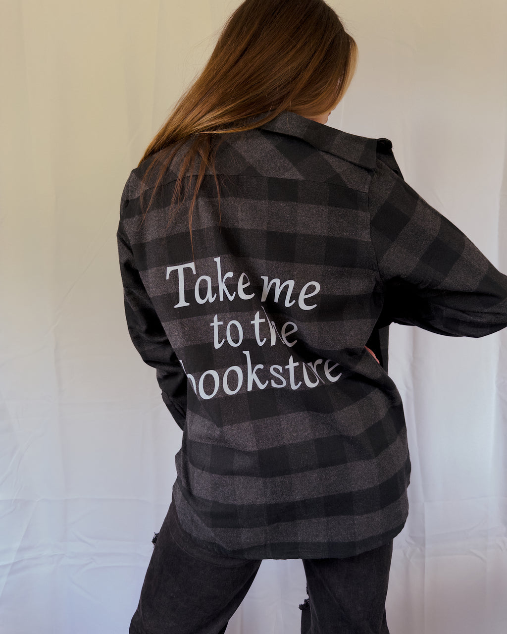 Sample - Take Me To The Bookstore Flannel