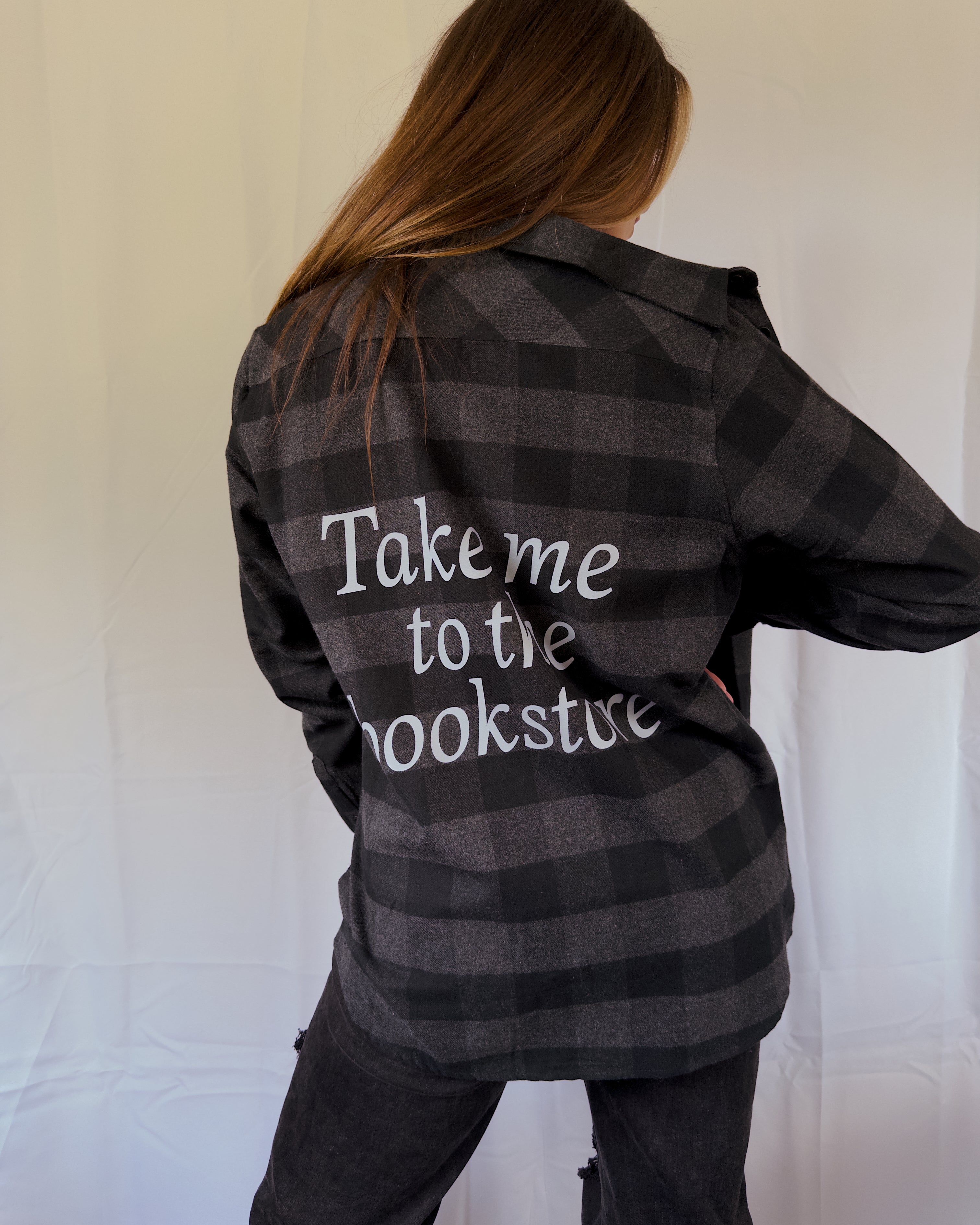 Sample - Take Me To The Bookstore Flannel