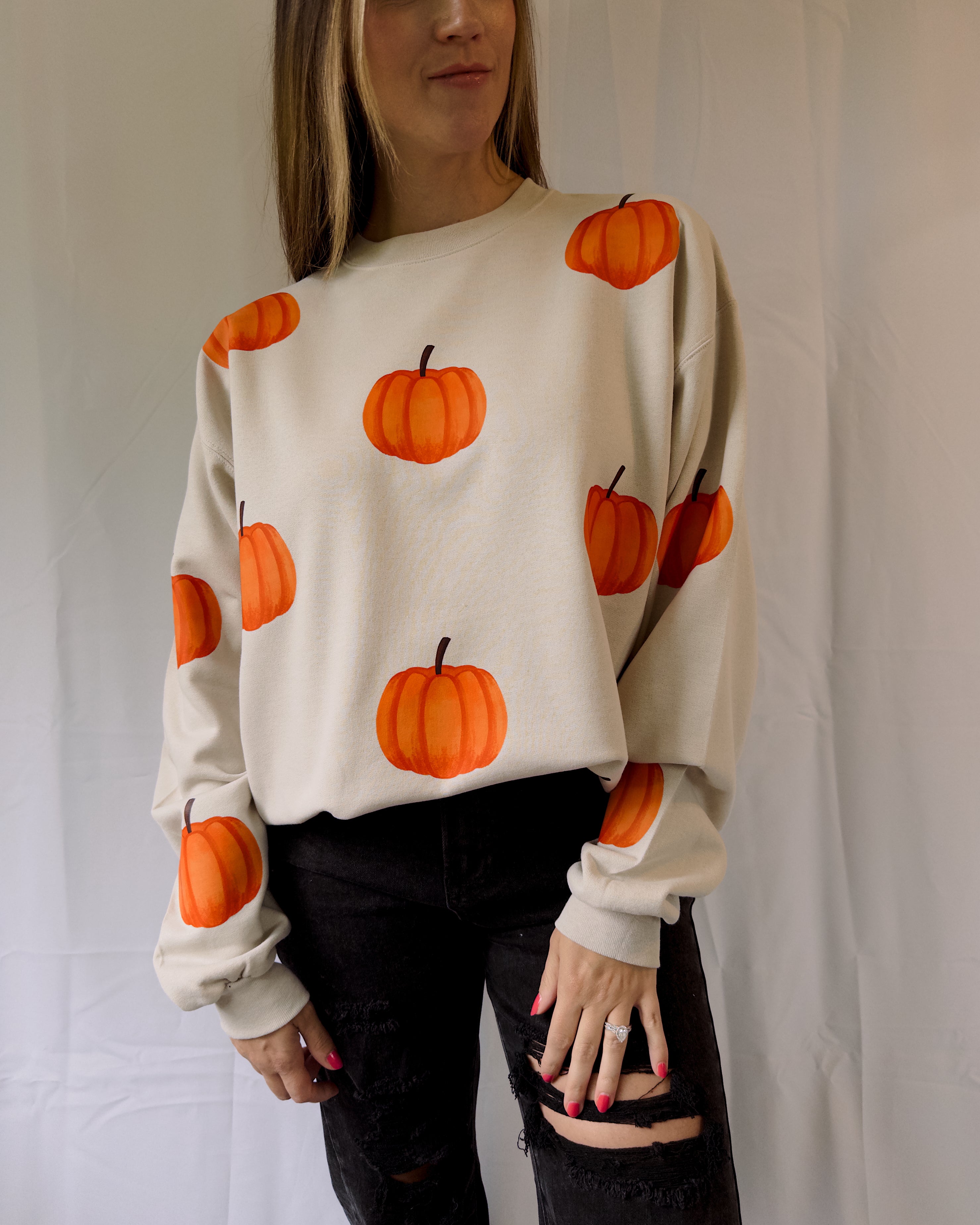 Sample - Pumpkin Crewneck