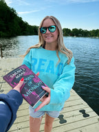 Read Crewneck - Seafoam Blue
