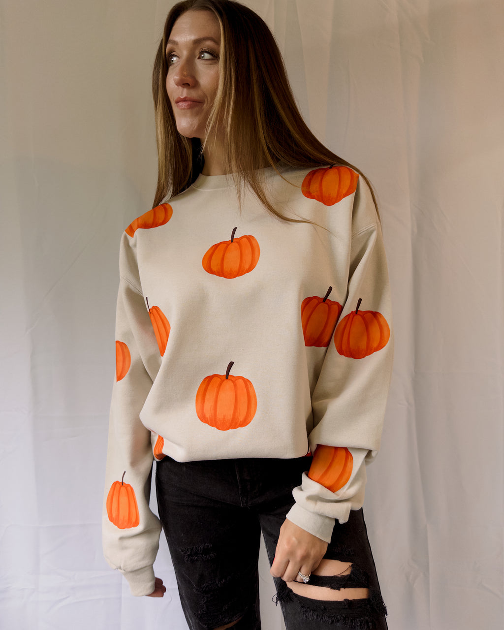 Sample - Pumpkin Crewneck