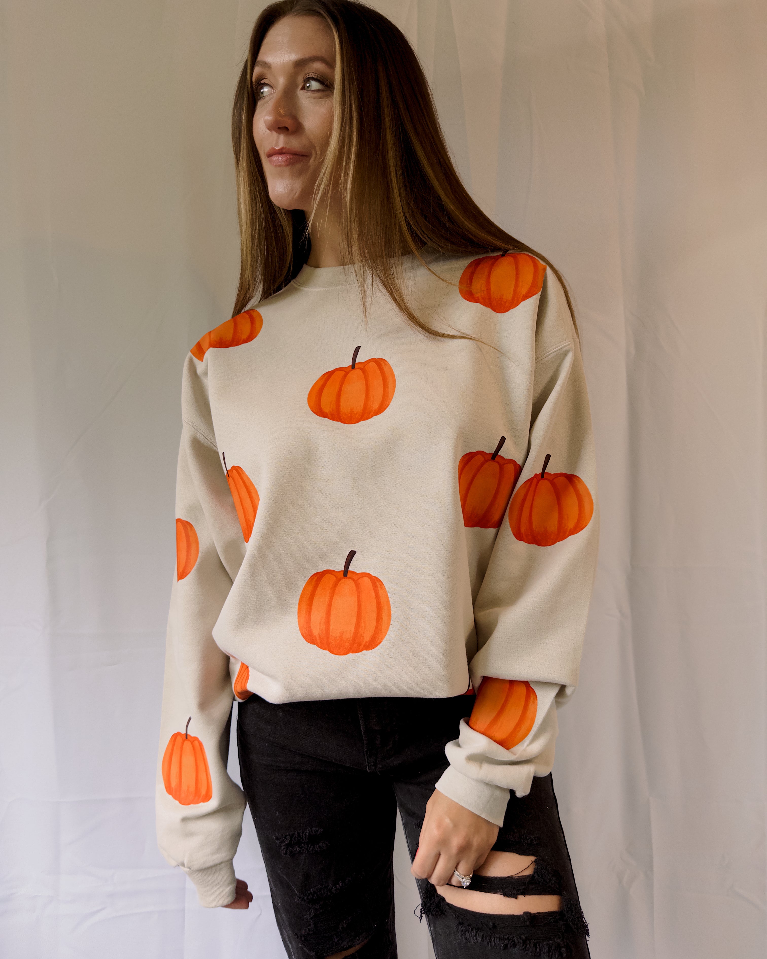 Sample - Pumpkin Crewneck