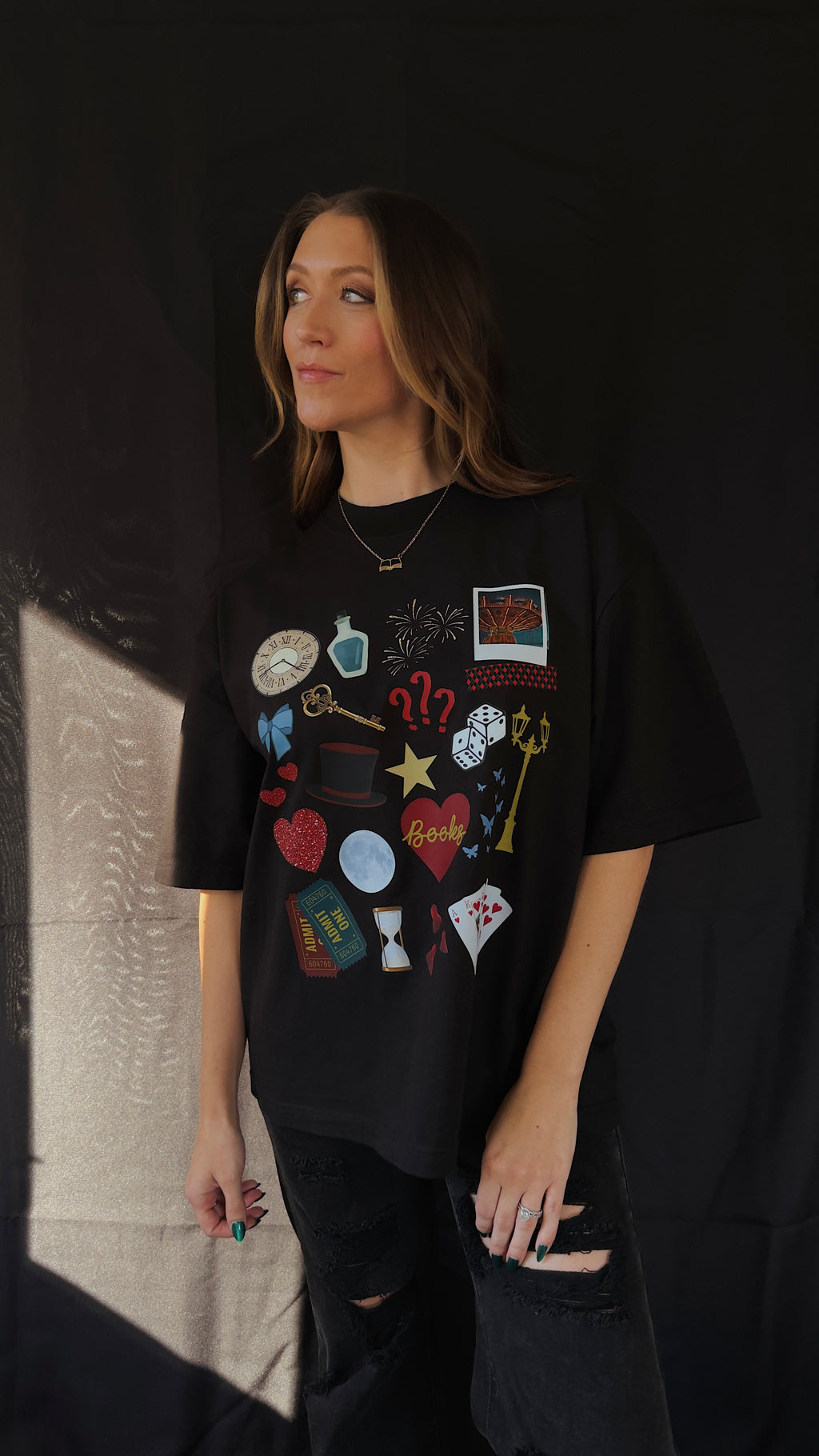Magic Romantasy Moodboard Box Tee