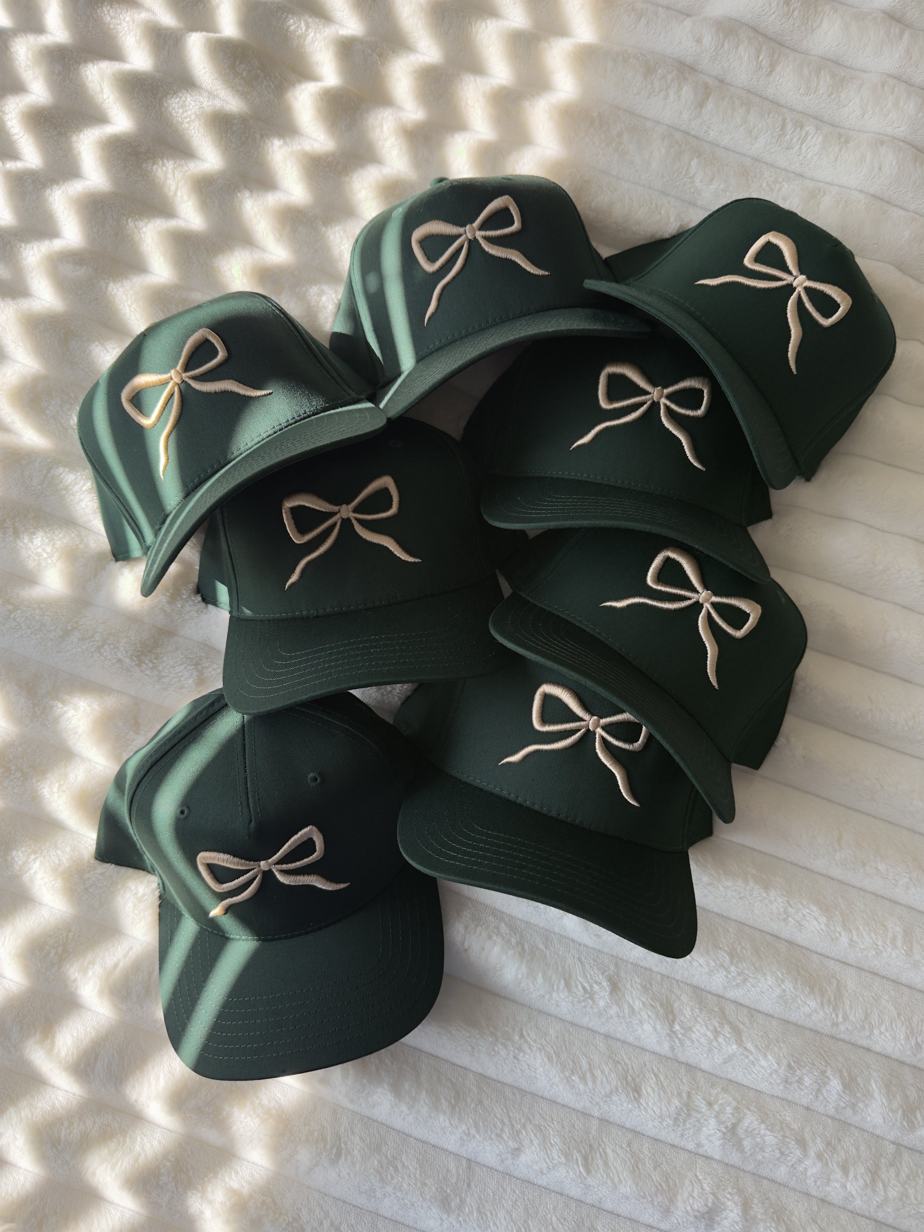 Green Bow Hat