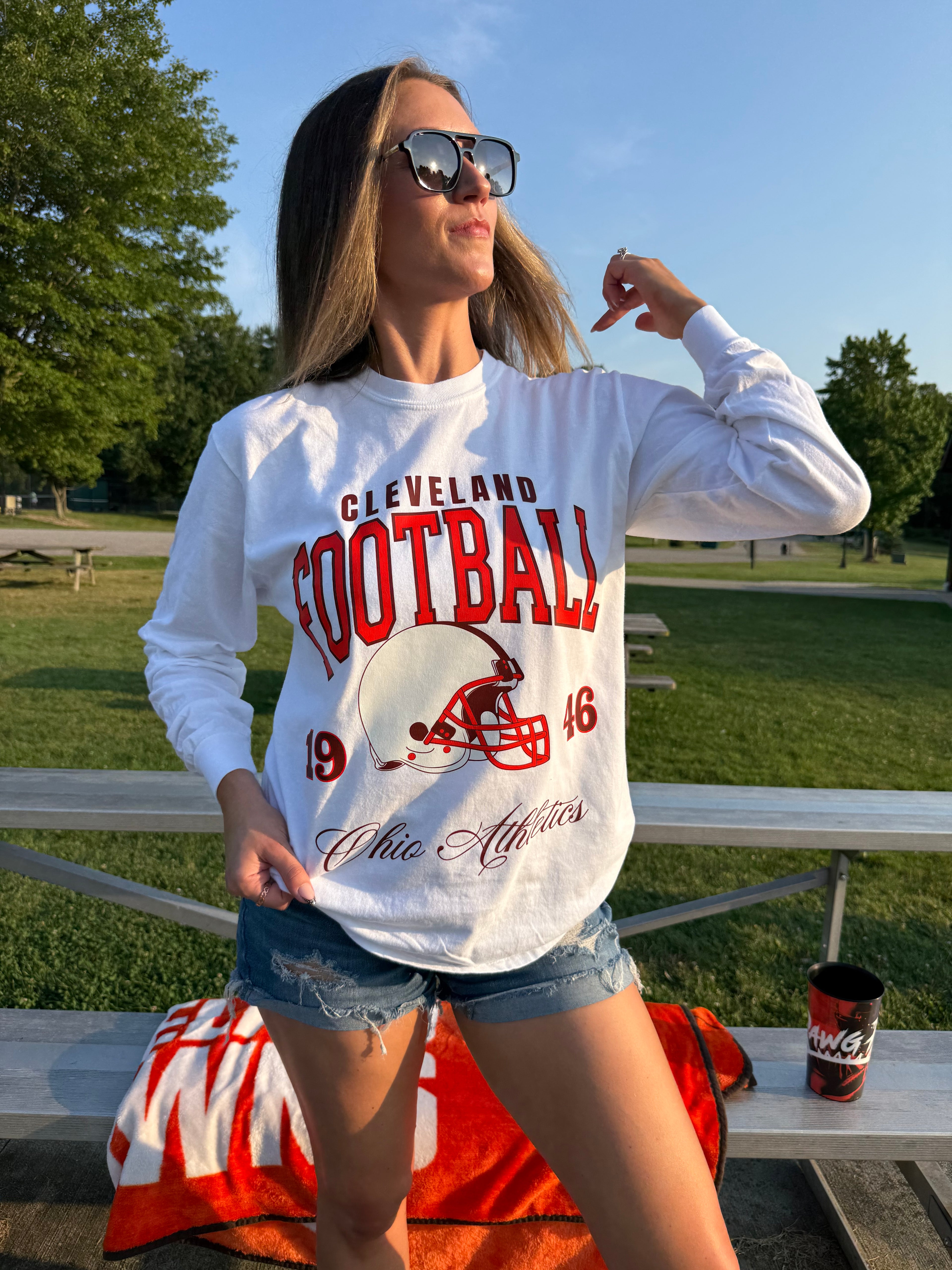 Favorite Cleveland Football Long Sleeve
