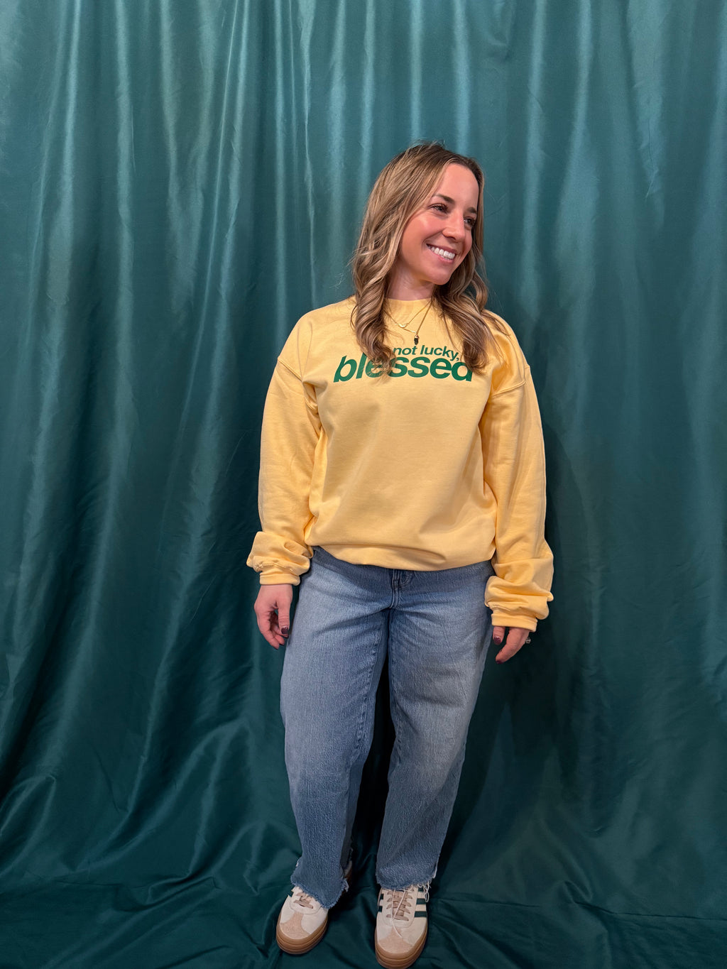 Sample - Not Lucky, Blessed Crewneck