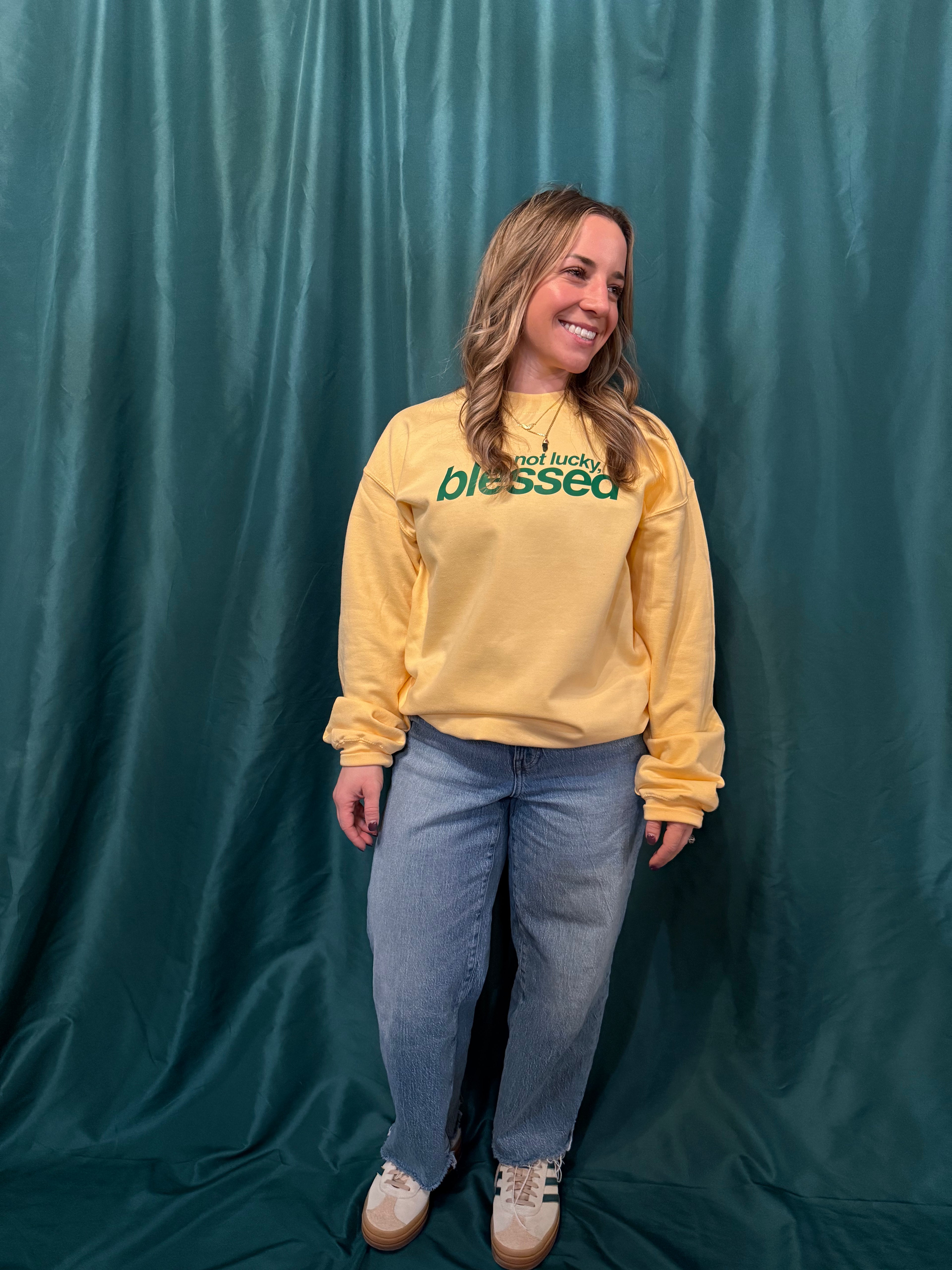 Sample - Not Lucky, Blessed Crewneck