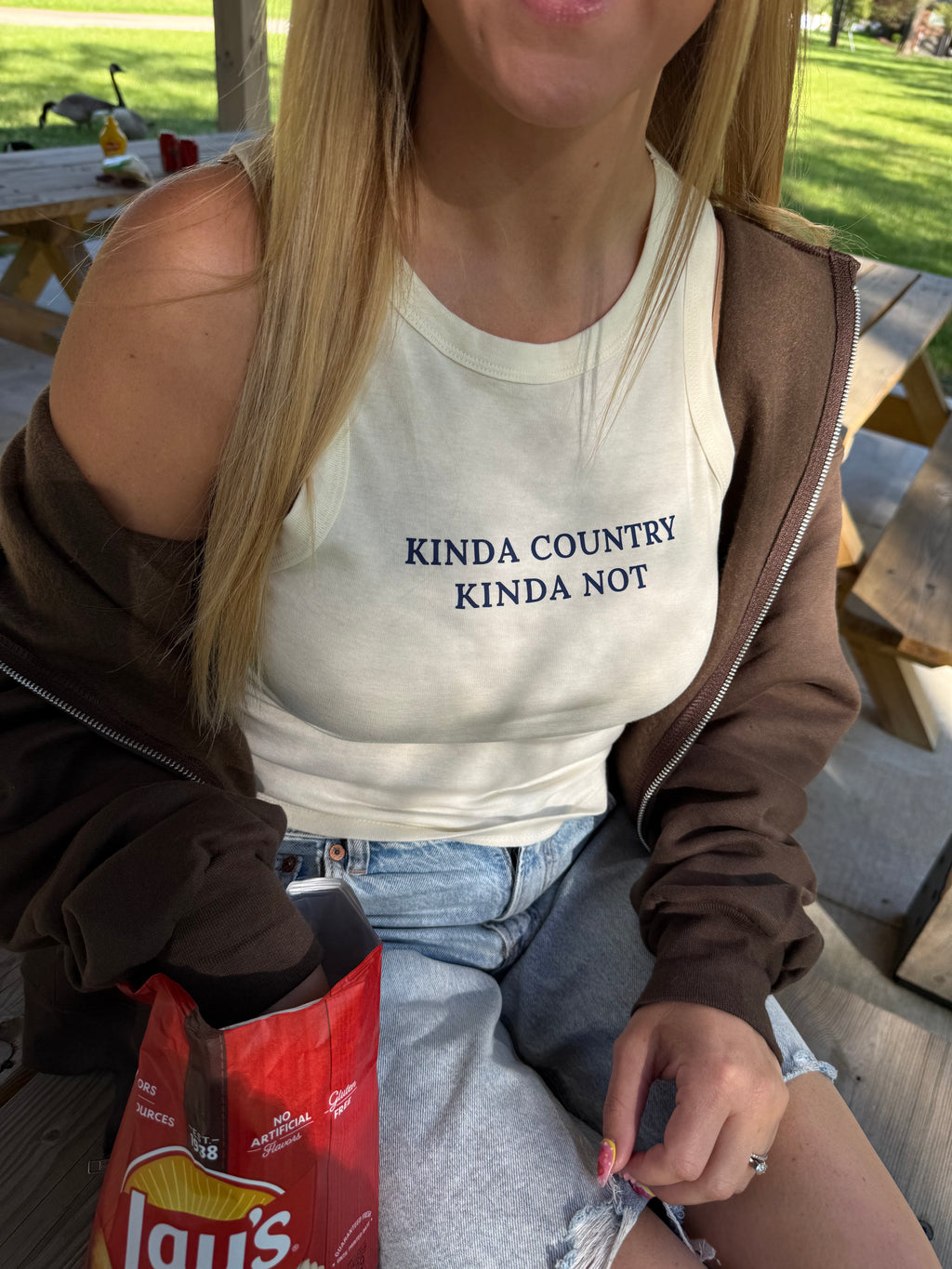 Kinda Country Kinda Not Tank Top