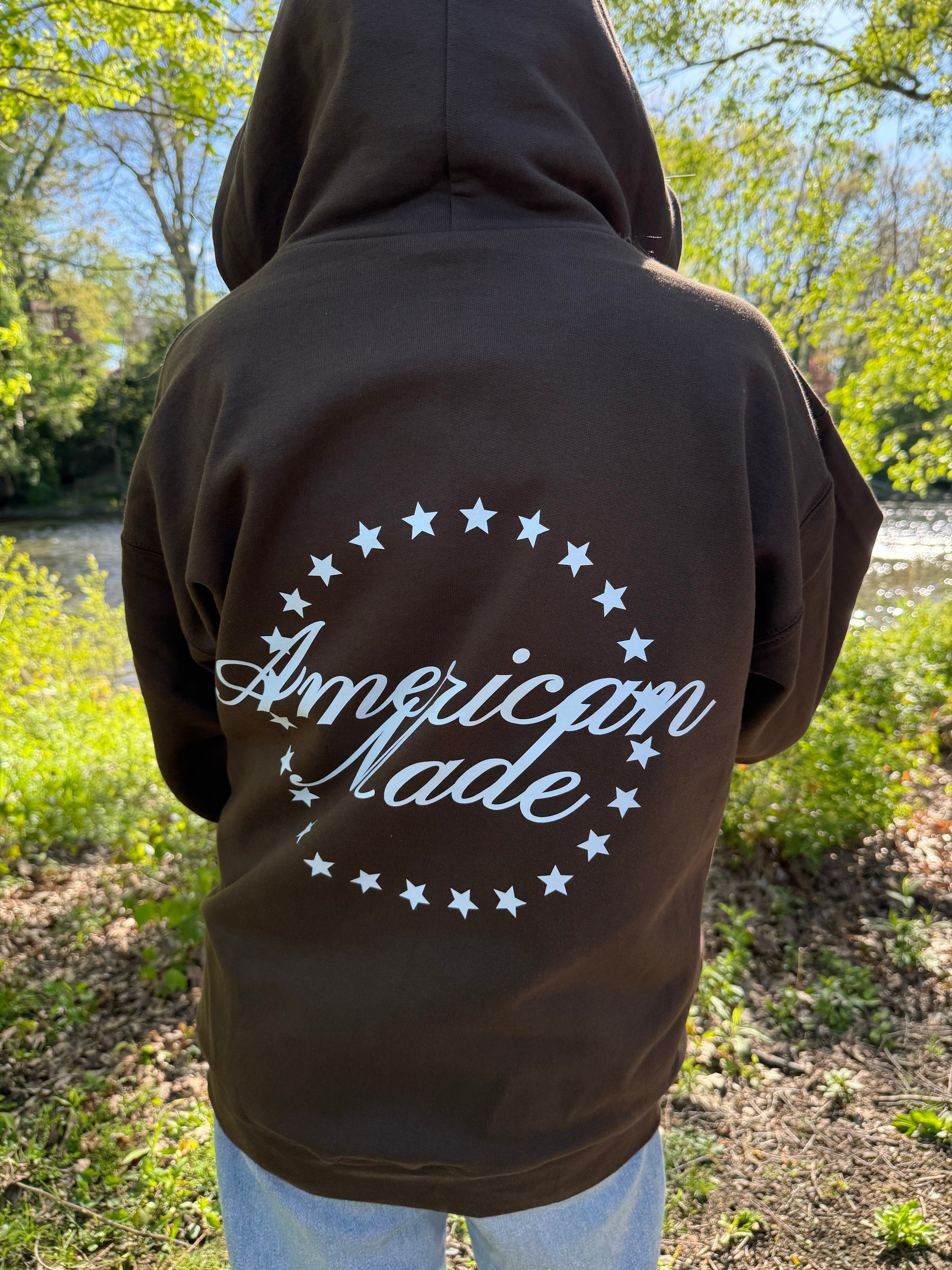 American Made Zip-Up Hoodie