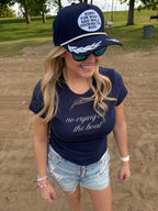 No Crying on the Boat Baby Tee