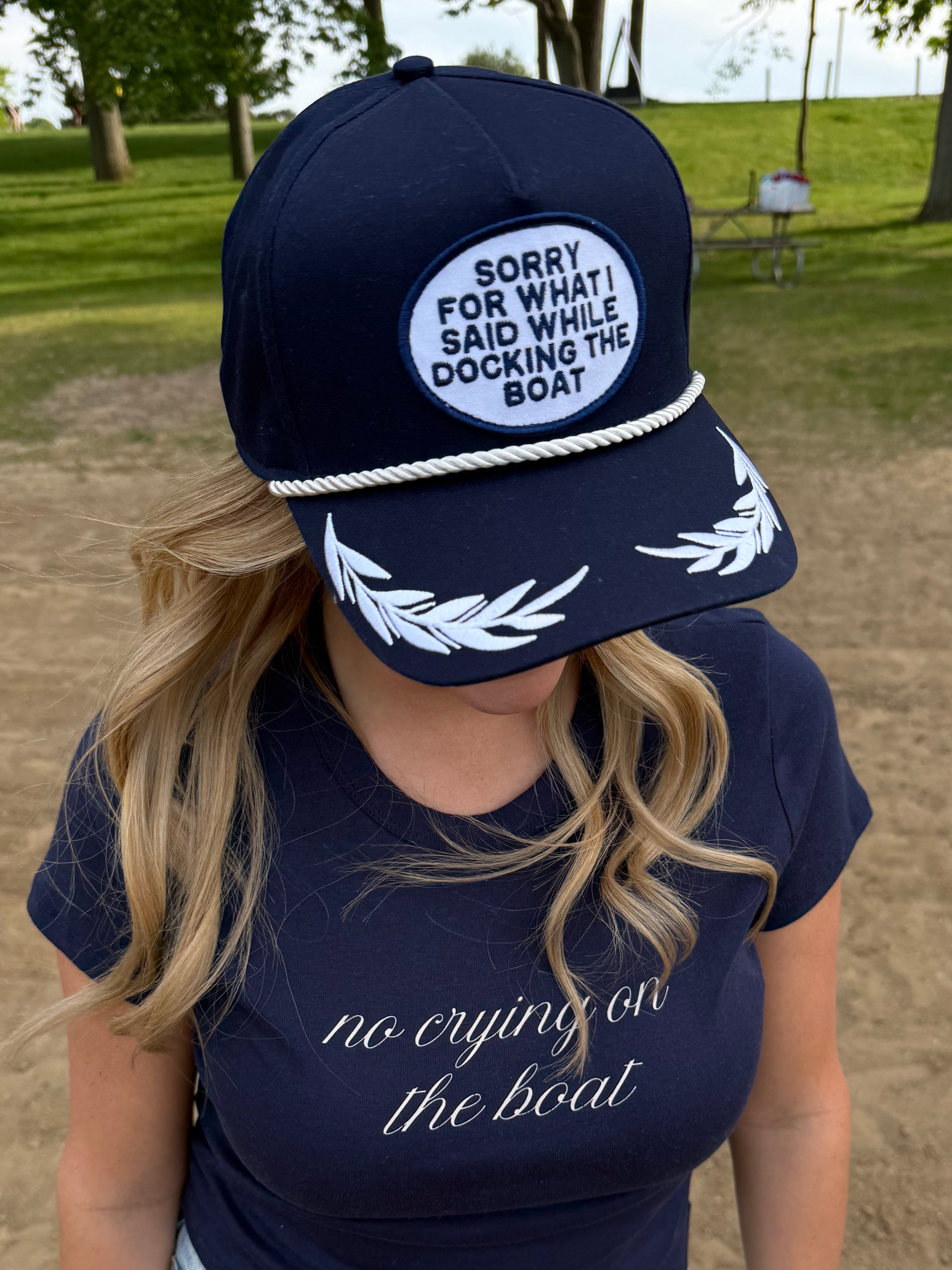 Sorry For What I Said While Docking The Boat Patch Hat [PREORDER]