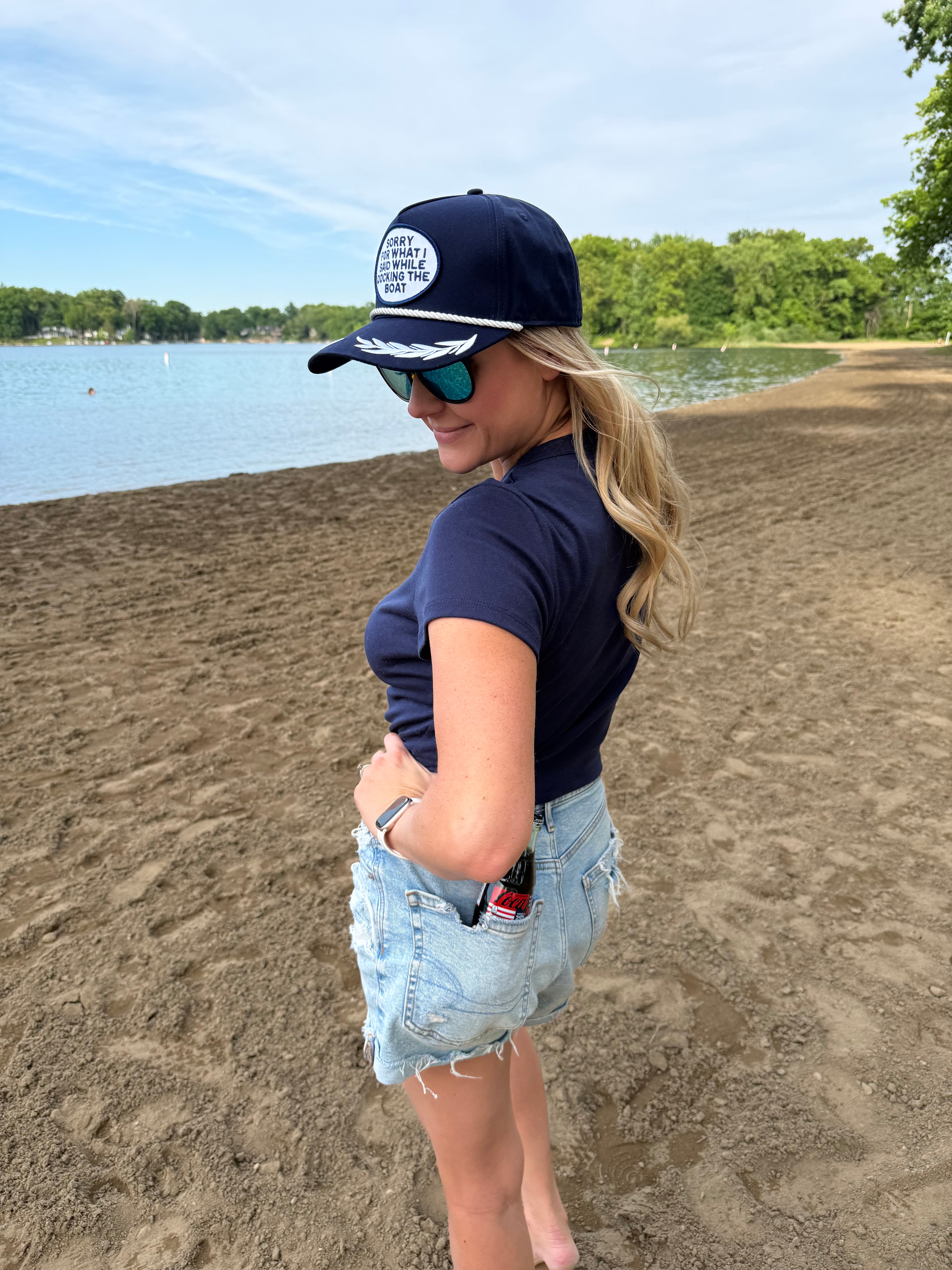 Sorry For What I Said While Docking The Boat Patch Hat [PREORDER]