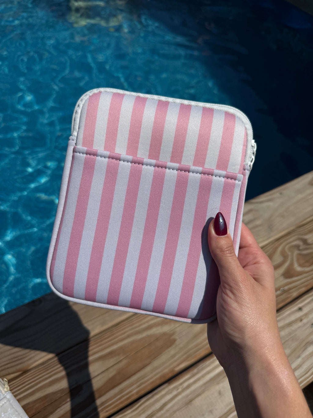 Pink Stripes Kindle Sleeve