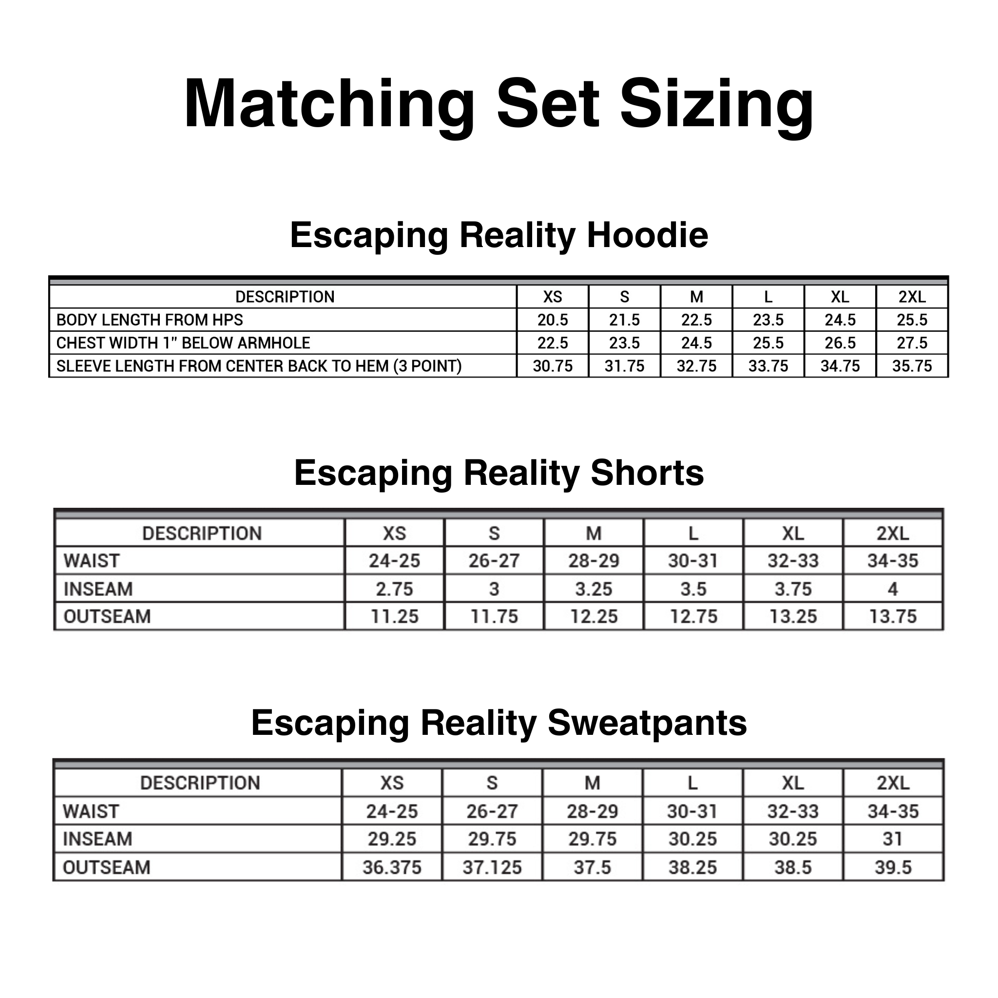 Sample - Escaping Reality Sweatpants
