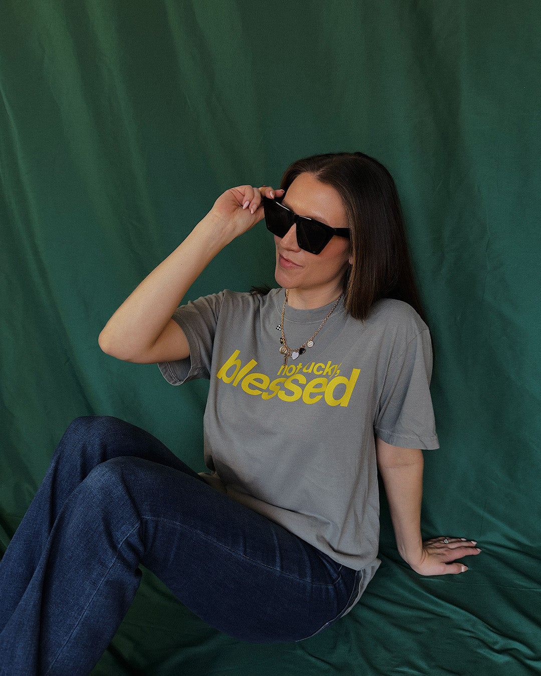 Sample - Not Lucky, Blessed Tee