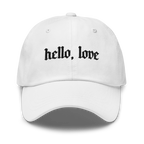 Hello, Love Embroidered Dad Hat