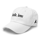 Hello, Love Embroidered Dad Hat