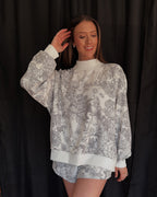 Floral Mockneck