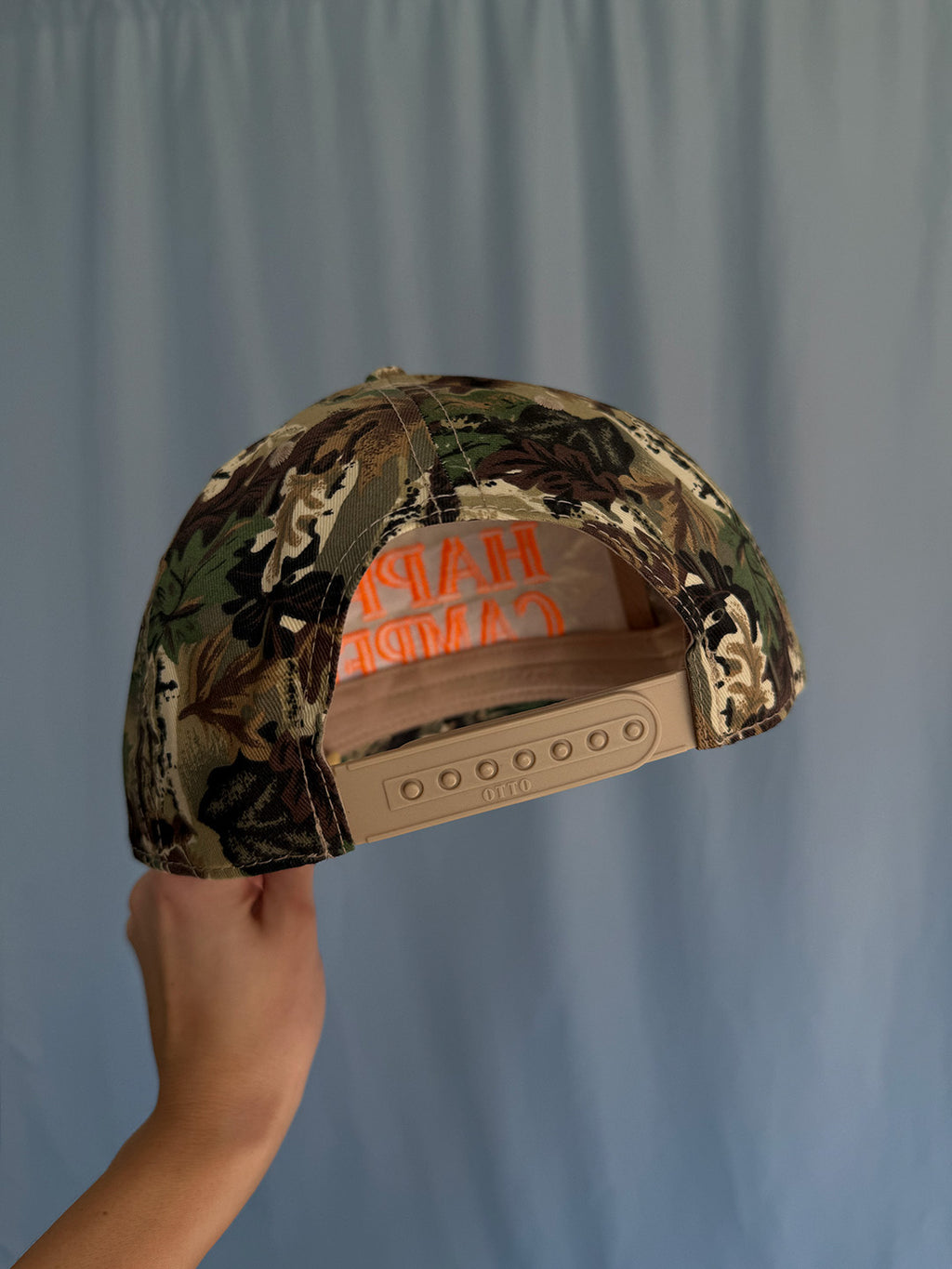 Happy Camper Camo Hat